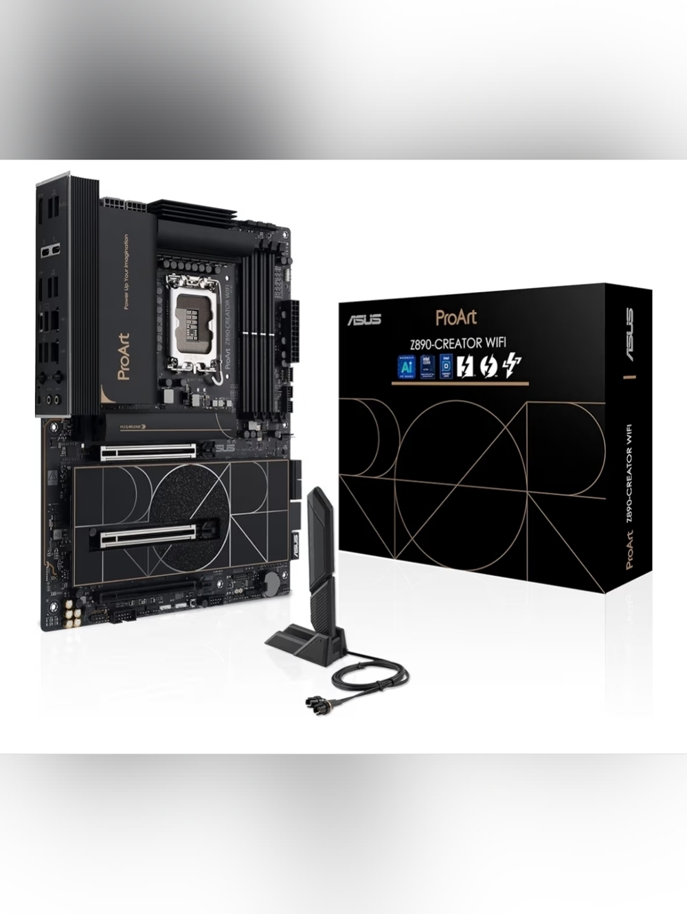 ASUS ProArt Z890-CREATOR WIFI Z890 LGA 1851 ATX Motherboard, Intel® Core™ Ultra